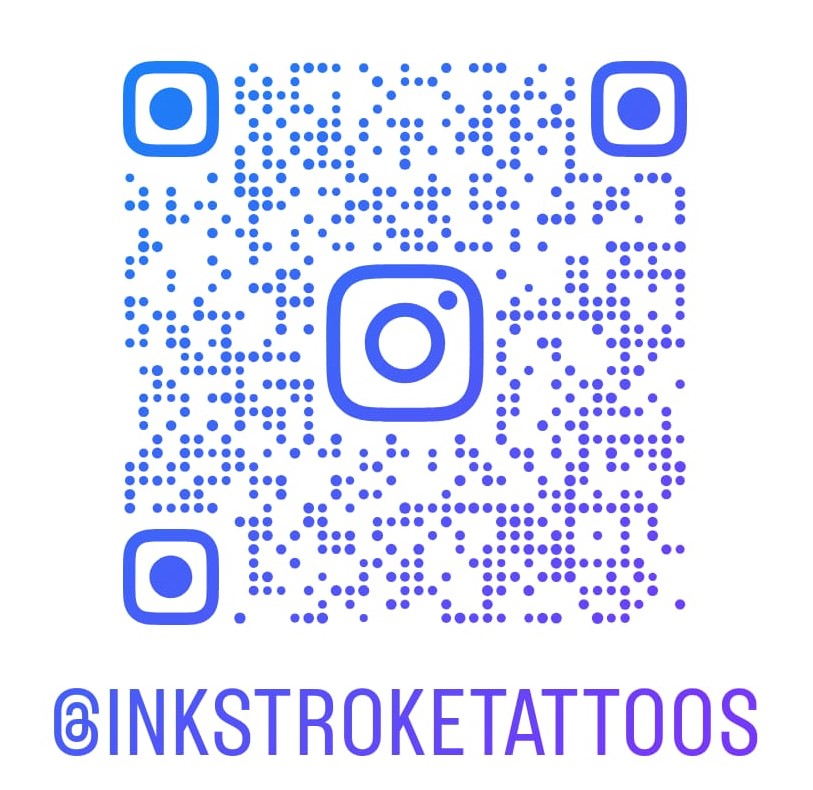 Scan to follow @inkstroketattoos on Instagram